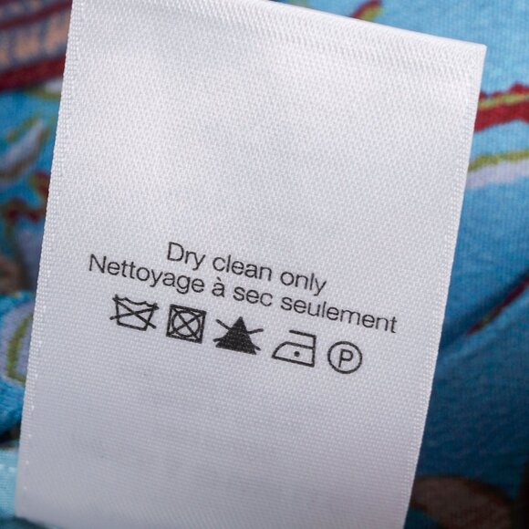 Veronica Beard Blue Pomeline Floral-Print Crepe de Chine Pants - Picture 12 of 12